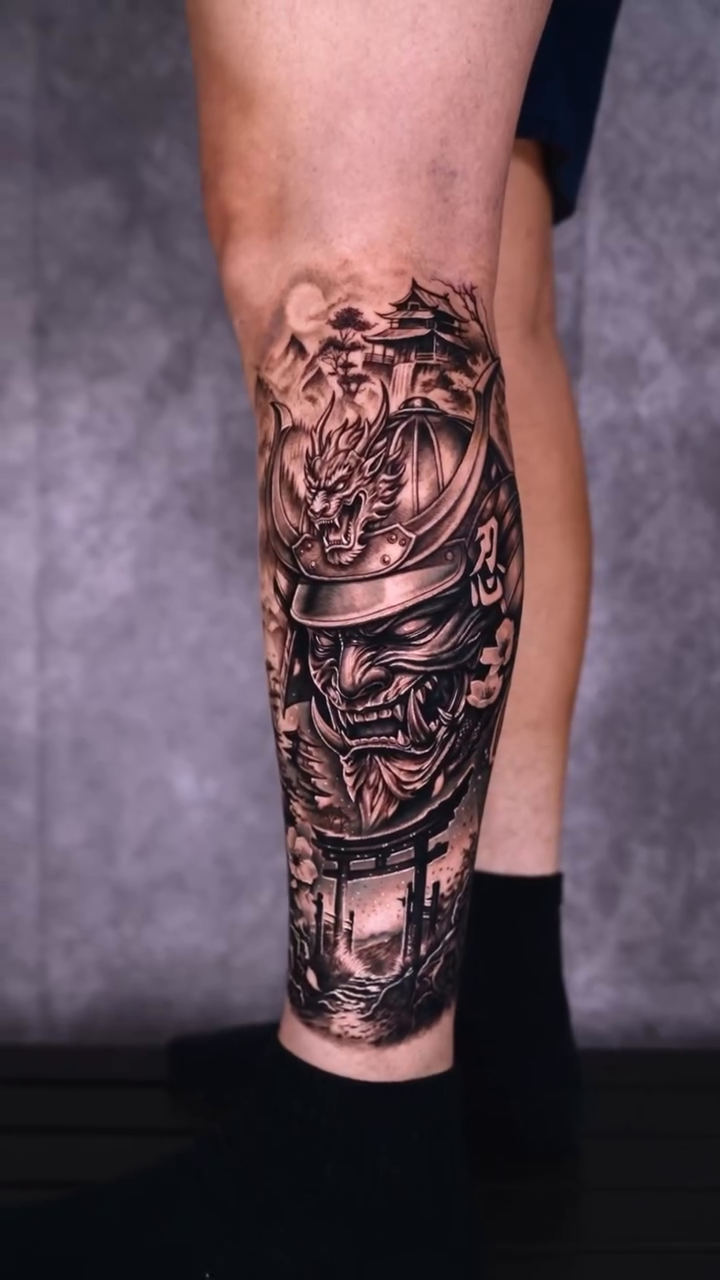 Tattoo by @brayan_ink_tattoo β japanese_irezumi, black_and_grey
