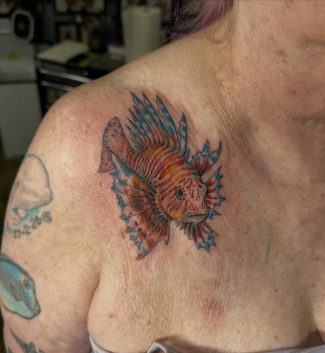 Tattoo by @gravestattooer — realism, black_and_grey