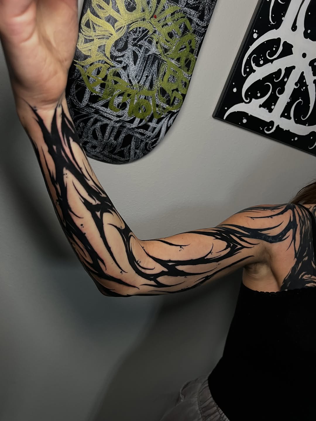 Tattoo by @jamesfoltz — blackwork, illustrative