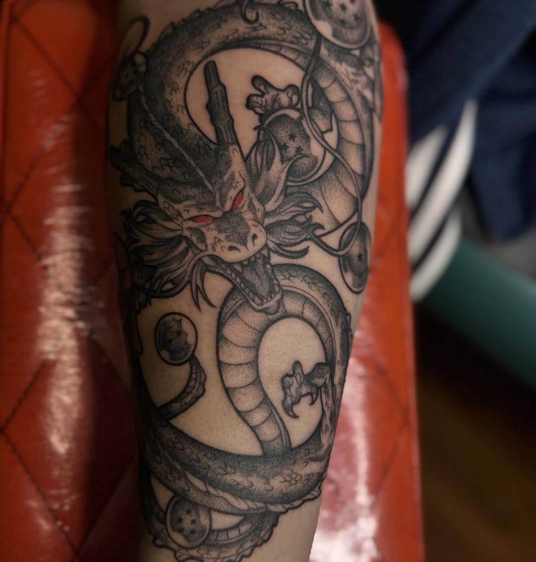 Tattoo by @tattoosbychai — black_and_grey