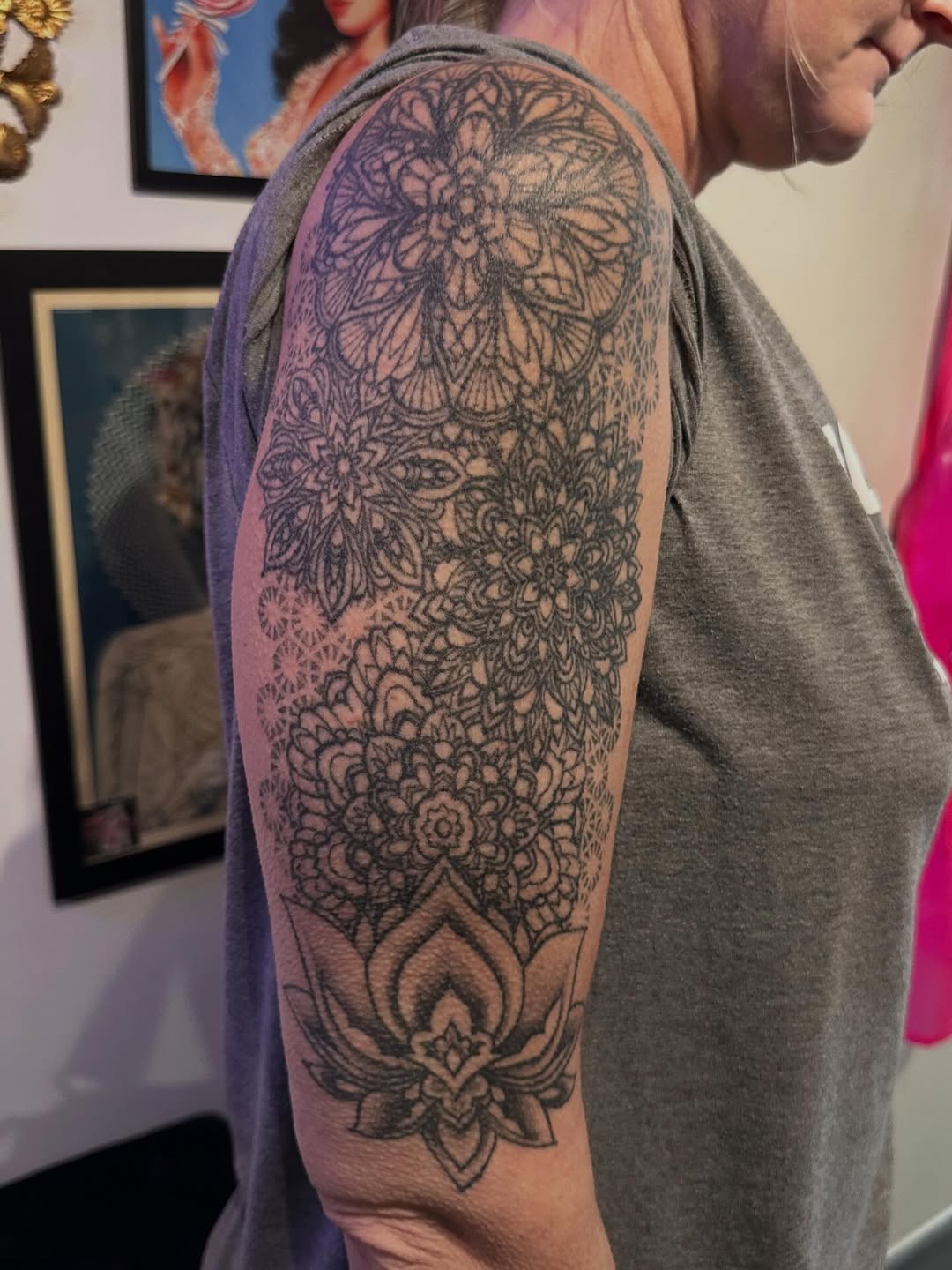 Tattoo by @cheech.tattoos — geometric, ornamental