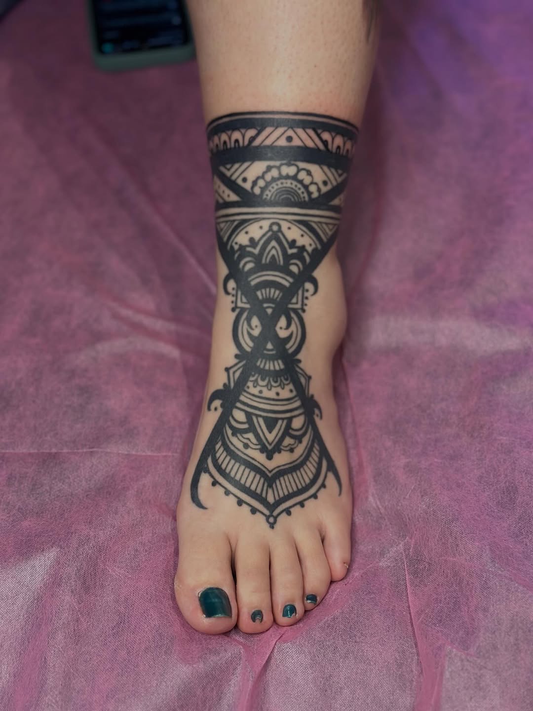 Tattoo by @cheech.tattoos — geometric, ornamental