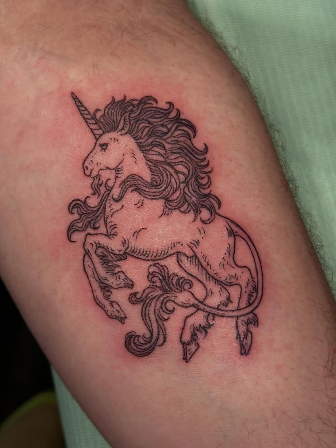 Tattoo by @cheech.tattoos — fine_line, blackwork