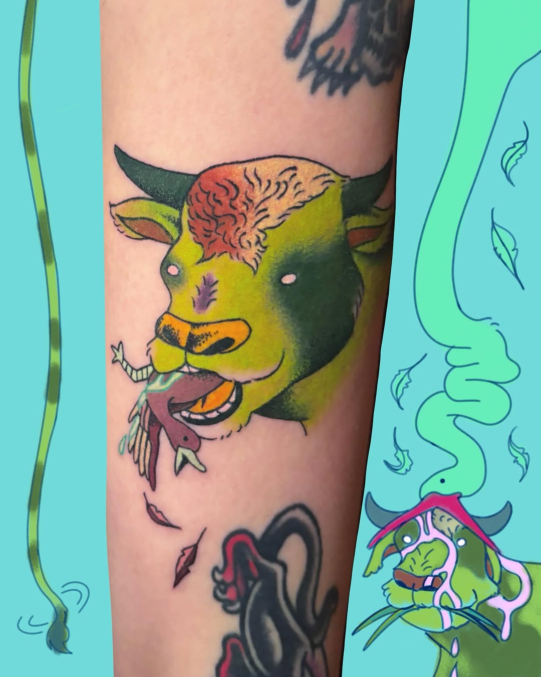 Tattoo by @gg_was_shocked — new_school
