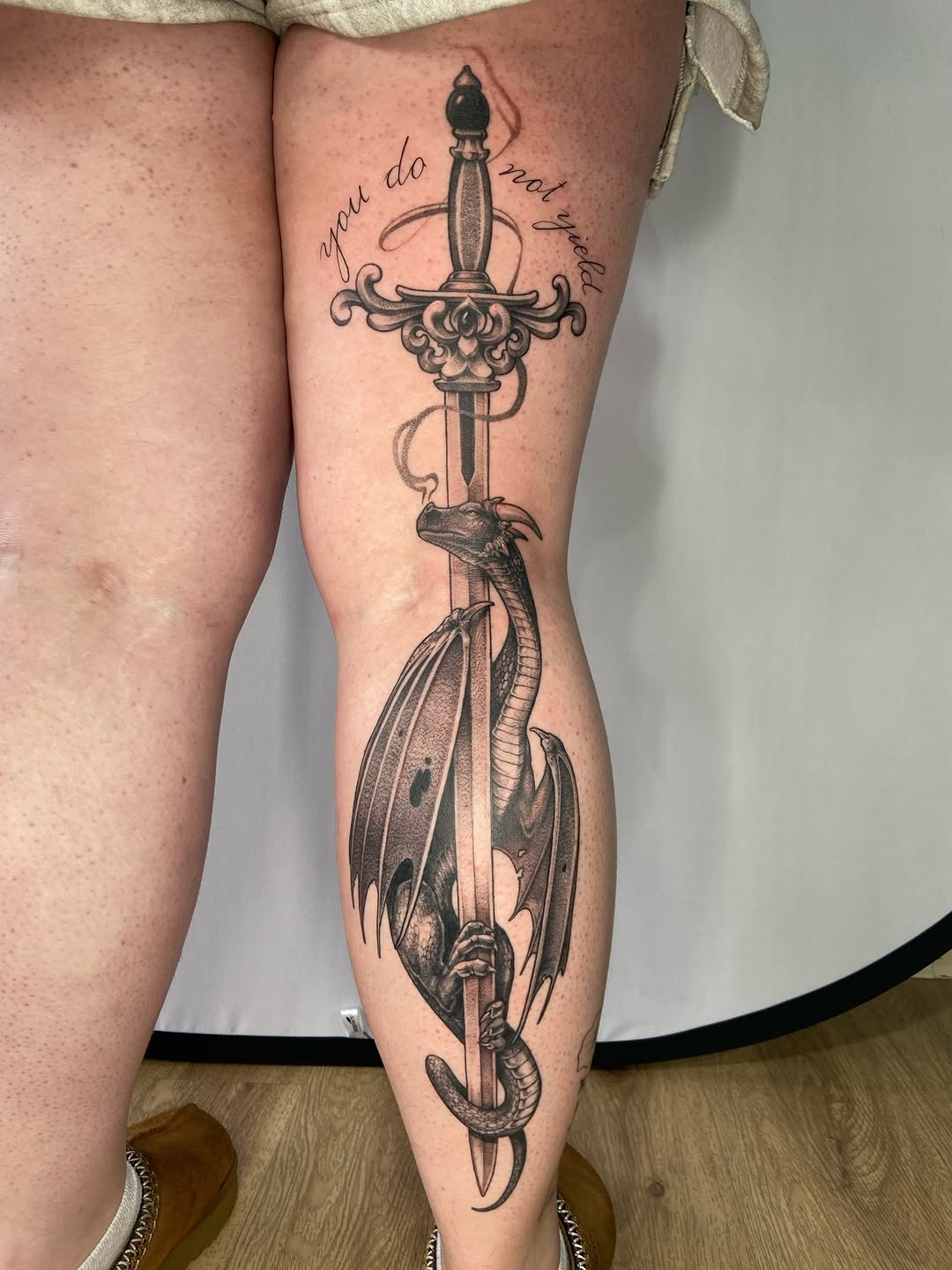 Tattoo by @blairrydell โ black_and_grey, realism