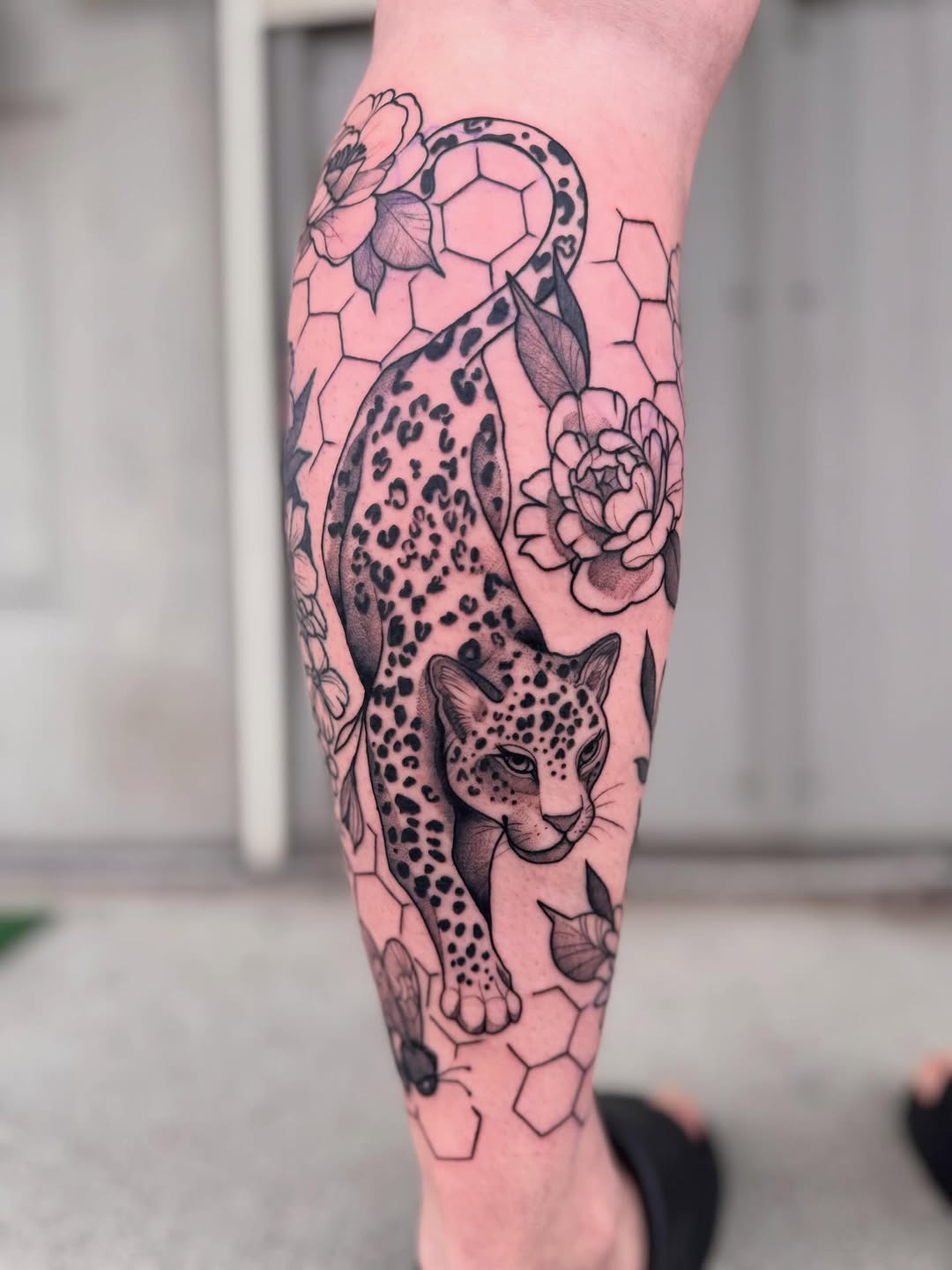 Tattoo by @gatorgirltattoo — black_and_grey, realism
