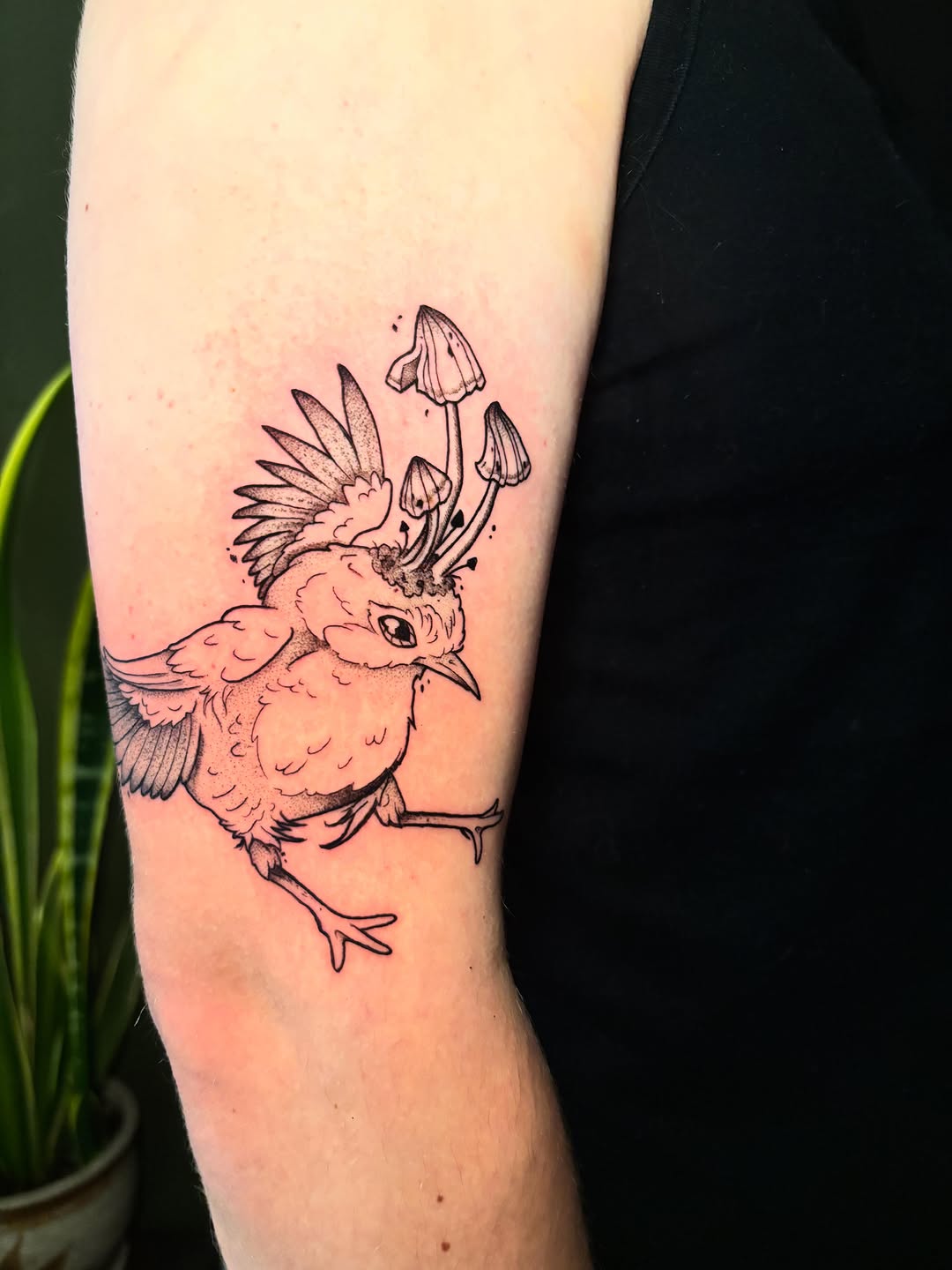 Tattoo by @snakesandseaweed β blackwork