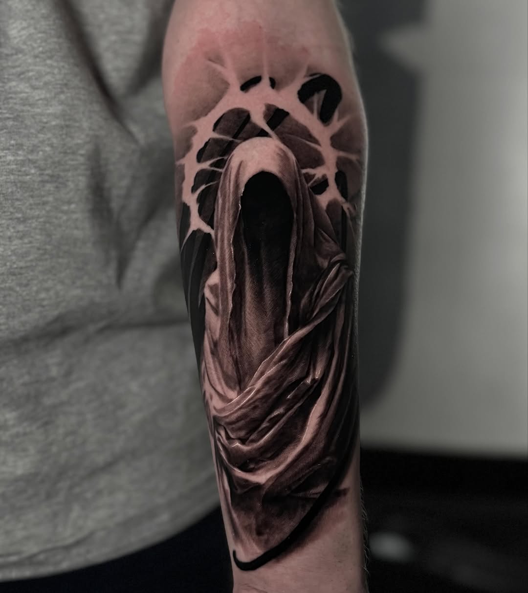 Tattoo by @m.bakerink — realism, black_and_grey