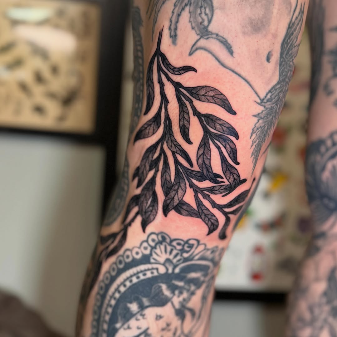 Tattoo by @sullivangiles — black_and_grey, dotwork