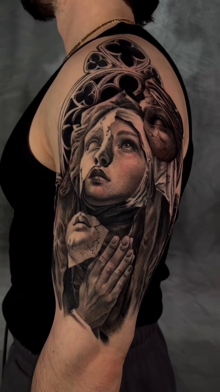 Tattoo by @em.j.francis โ realism, black_and_grey