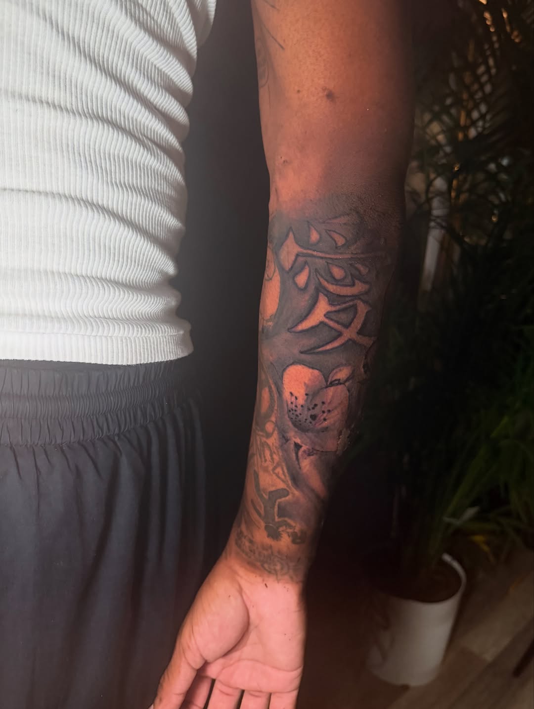 Tattoo by @misfitink — black_and_grey, realism
