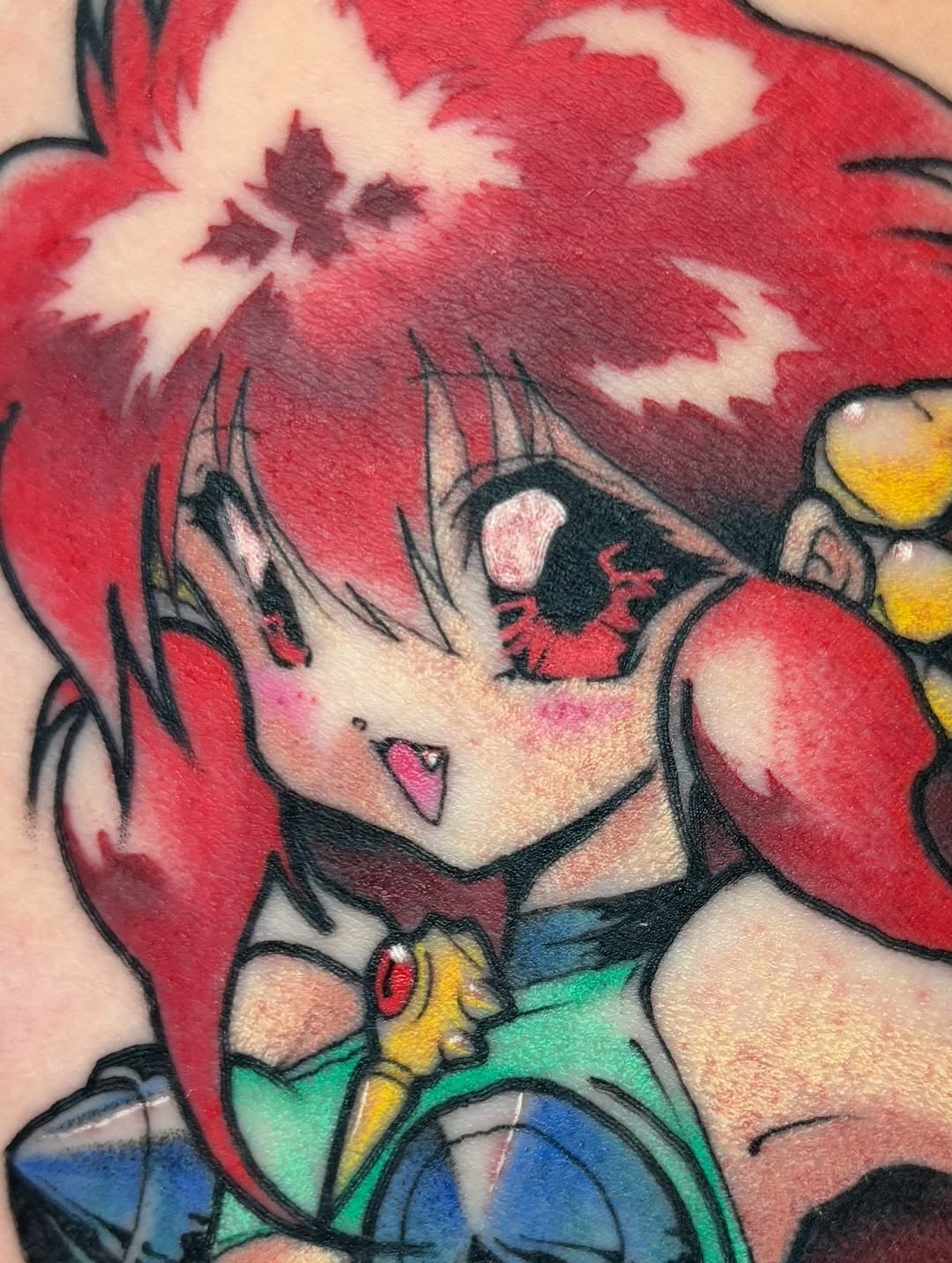 Tattoo by @toriwartooth — anime