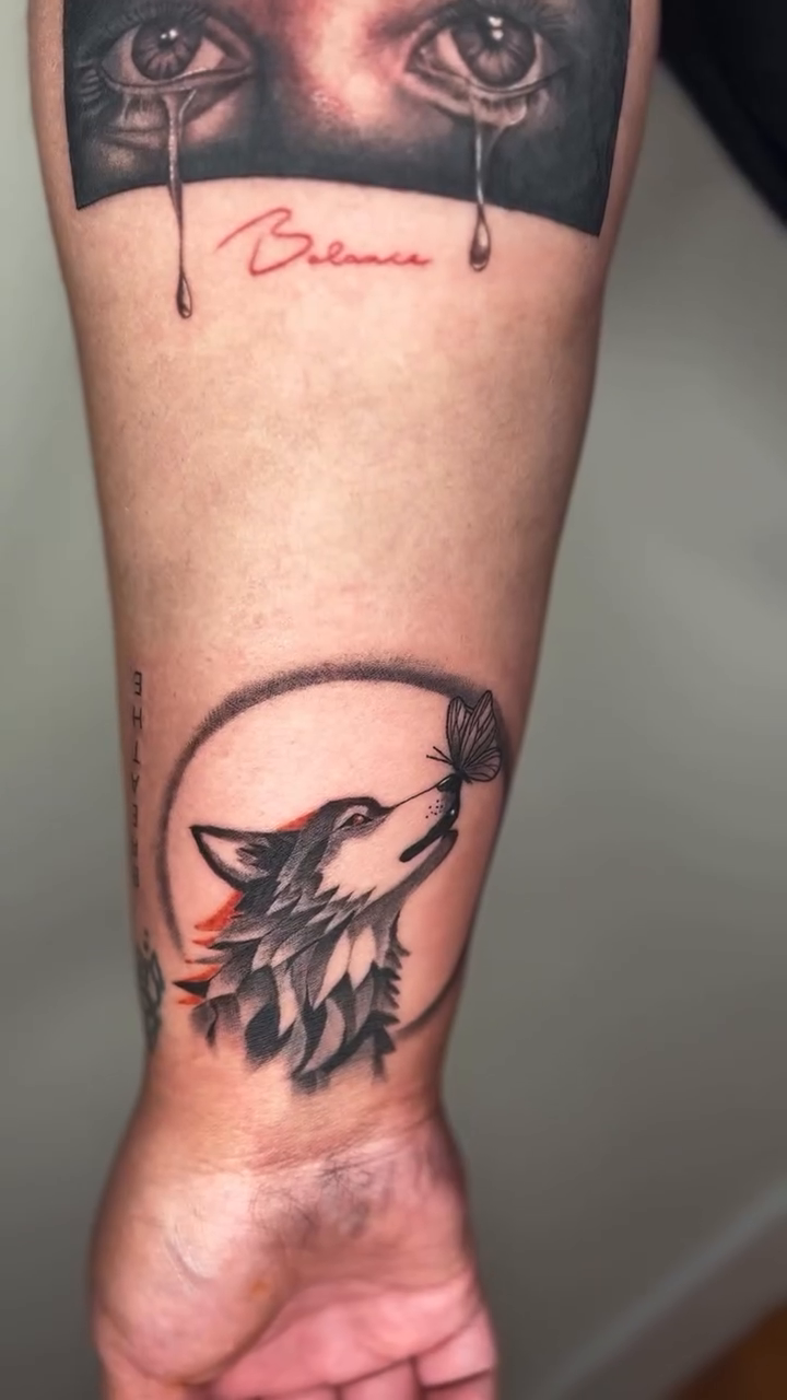 Tattoo by @koolzink — black_and_grey, realism