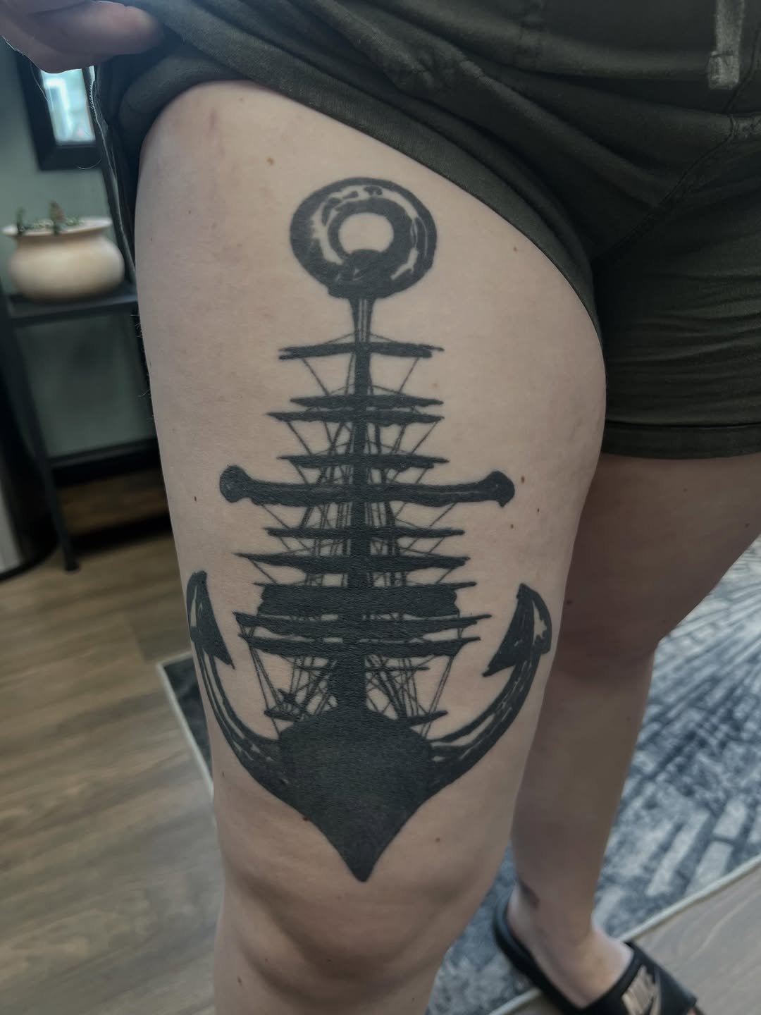 Tattoo by @codymarl — blackwork, illustrative