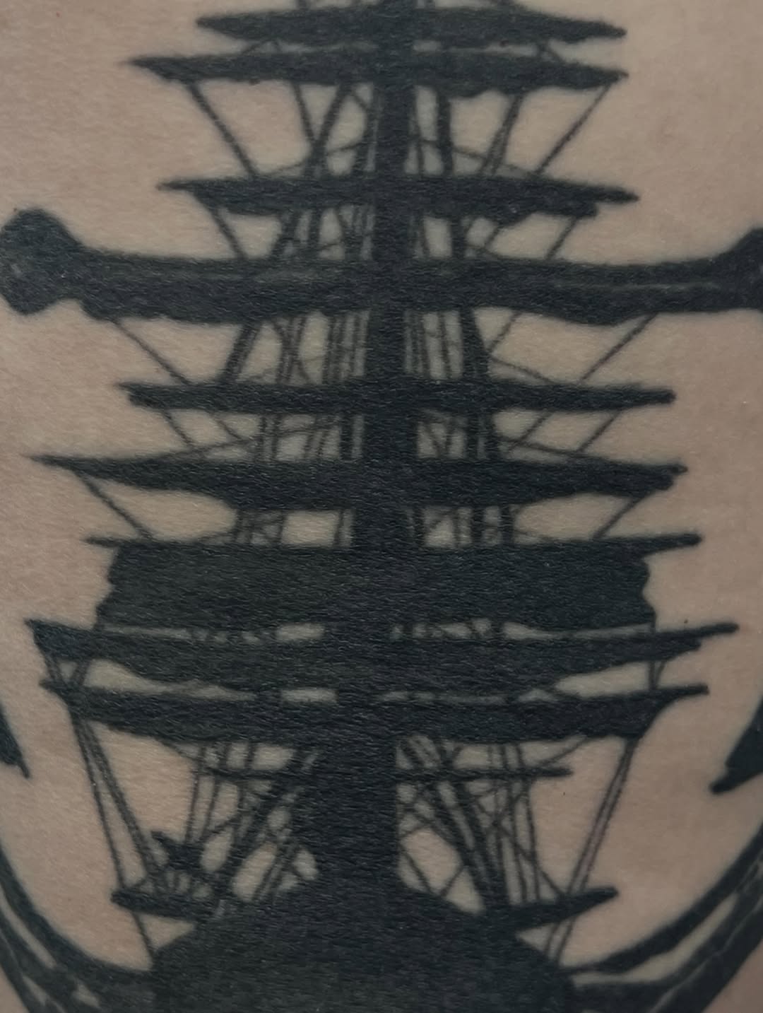 Tattoo by @codymarl — blackwork, illustrative