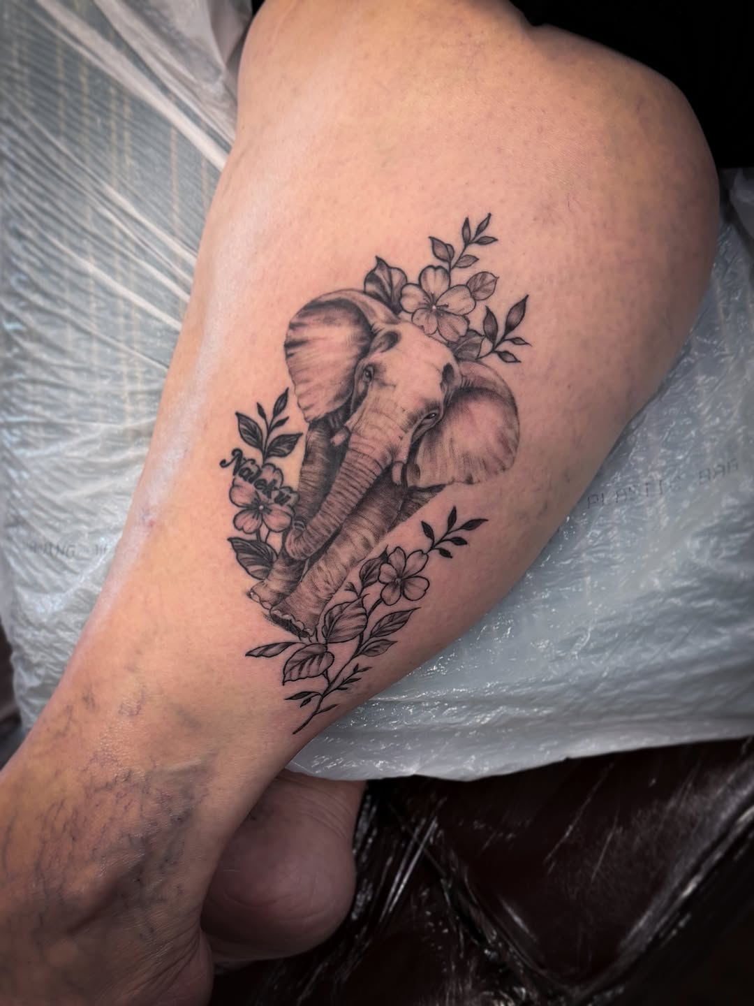 Tattoo by @saigeartwork — realism, black_and_grey