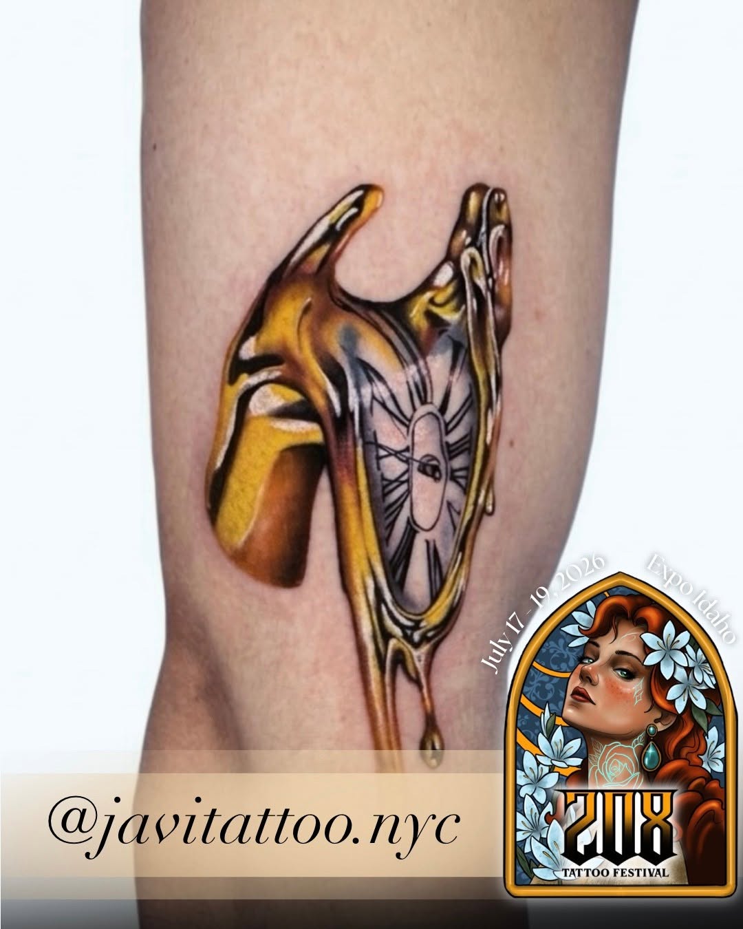 Tattoo by @javitattoo.nyc — realism, surrealism