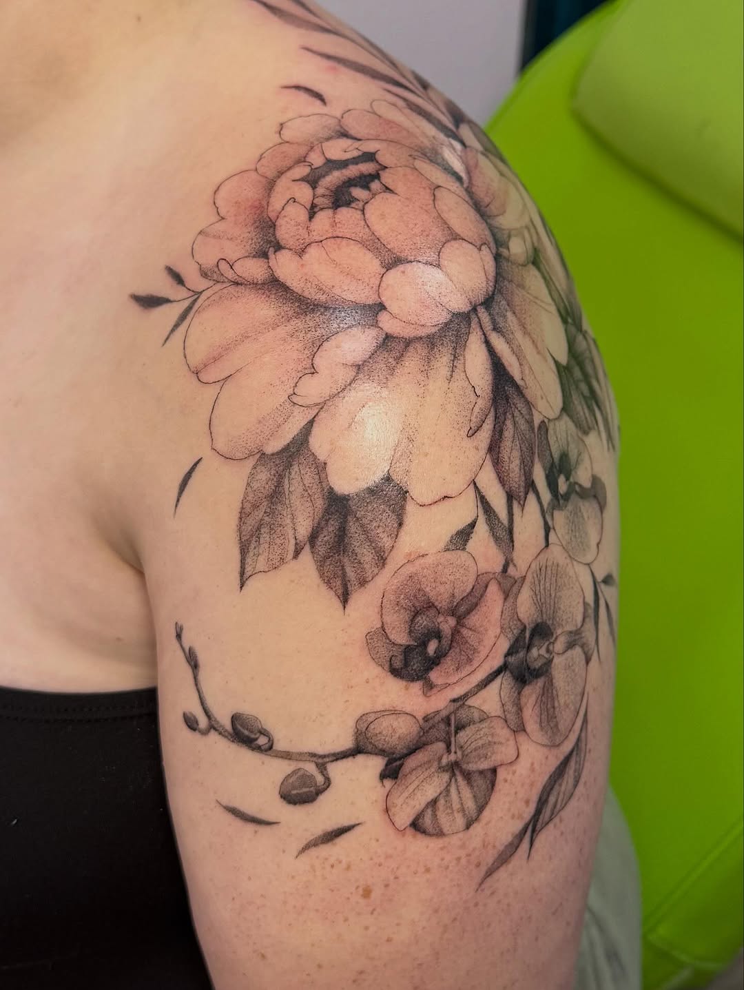Tattoo by @zoe.eli.tattoo — black_and_grey, realism