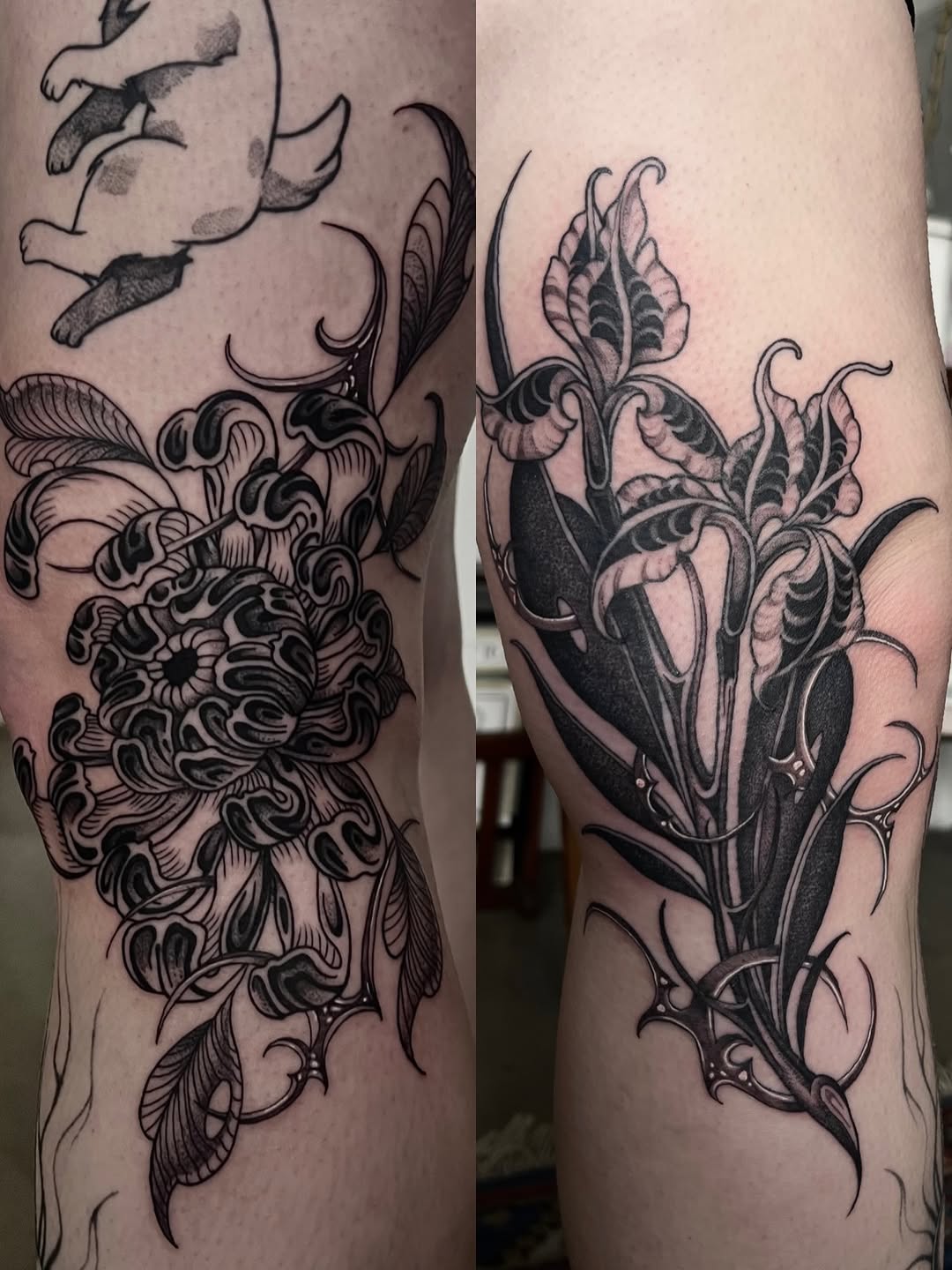 Tattoo by @rachktattoo — black_and_grey, ornamental