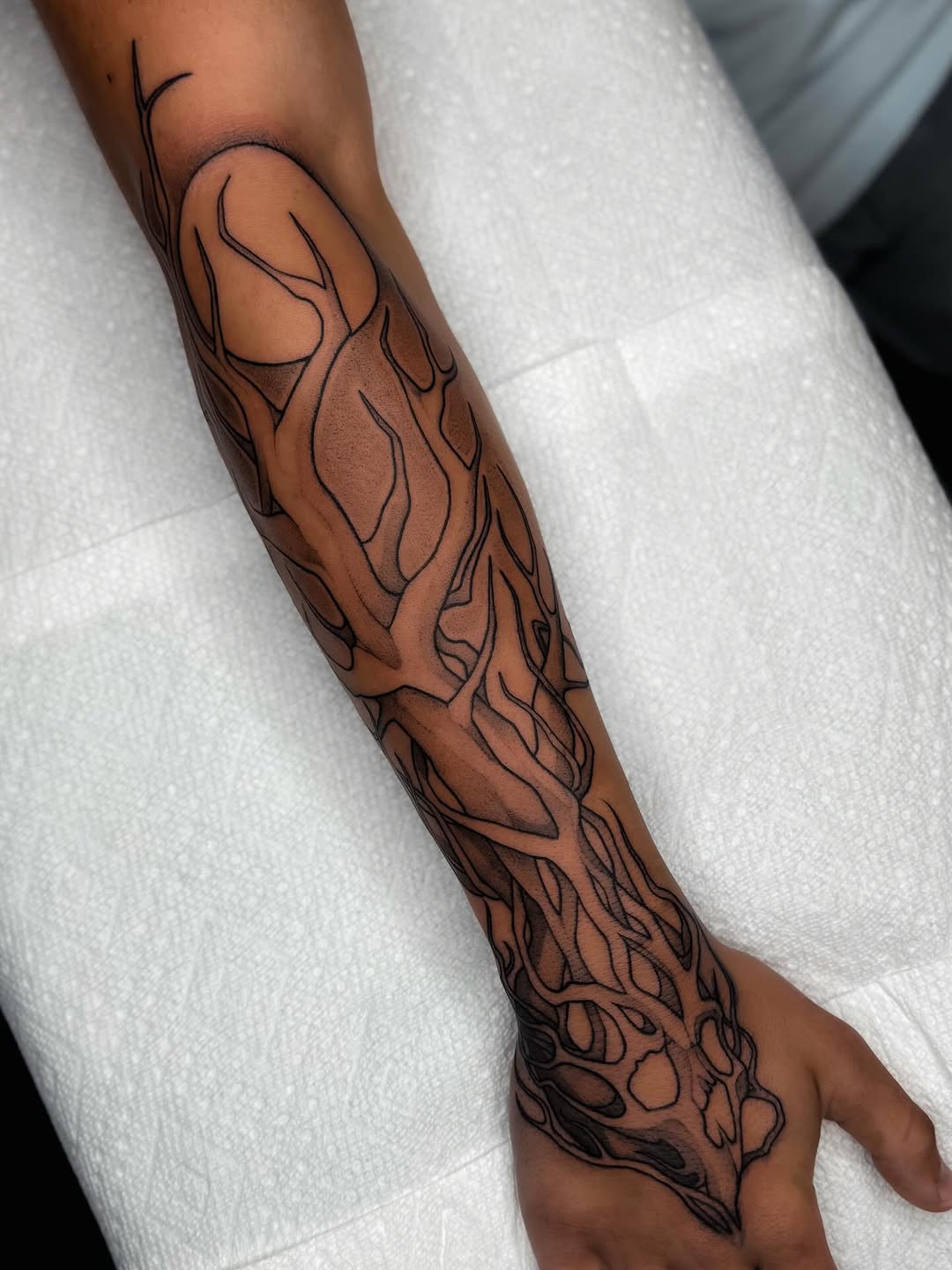 Tattoo by @simple_jared โ blackwork