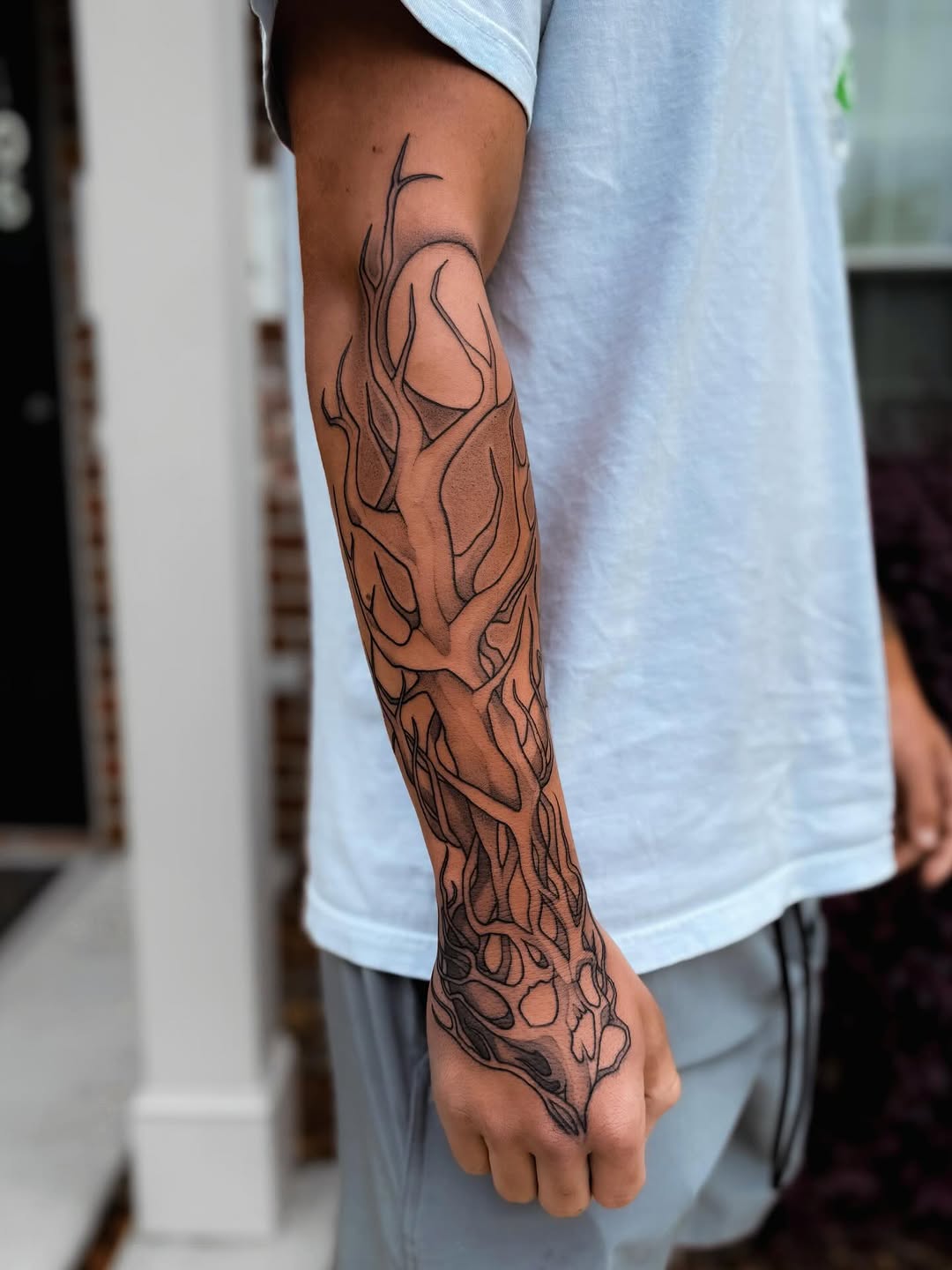 Tattoo by @simple_jared โ black_and_grey
