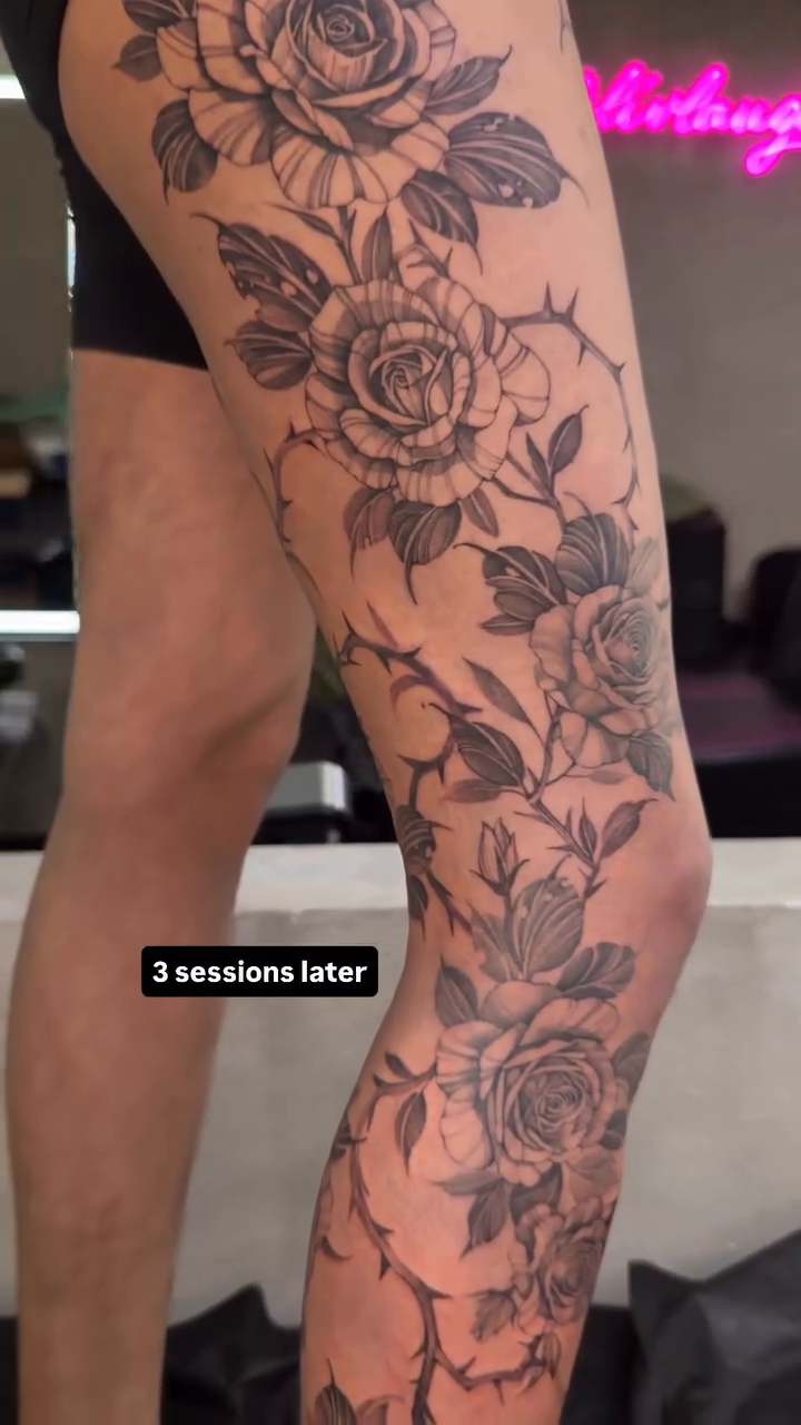 Tattoo by @tattoosbytri — black_and_grey, illustrative