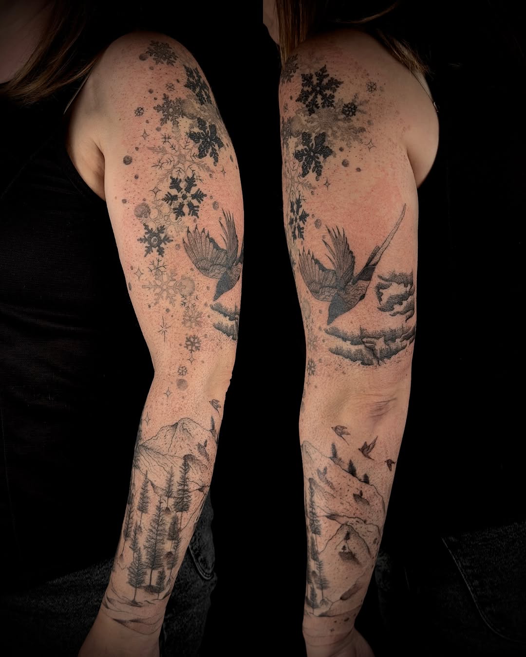 Tattoo by @olliebrenner — black_and_grey