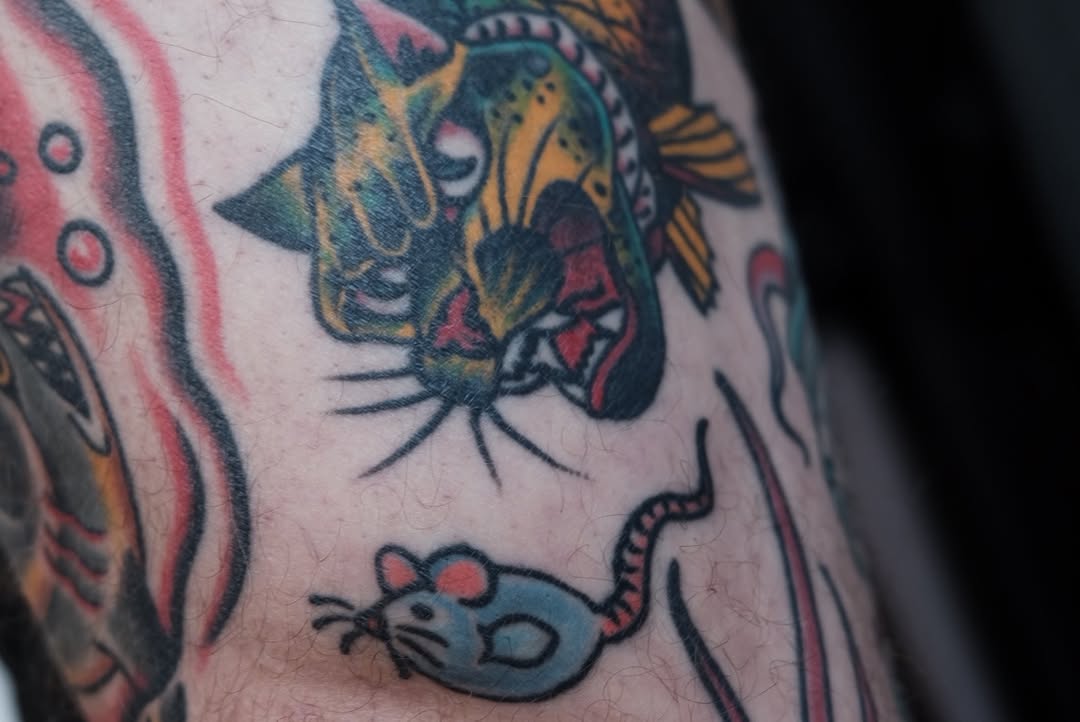 Tattoo by @oldzakwill — american_traditional, neo_traditional