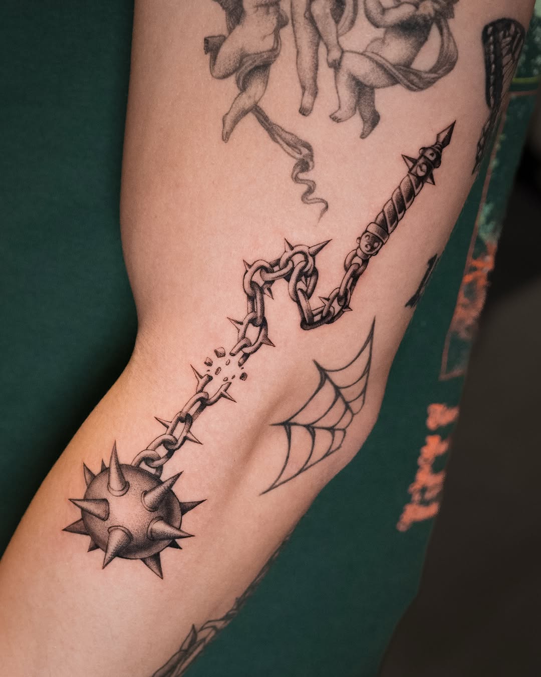Tattoo by @mateo_tats — black_and_grey