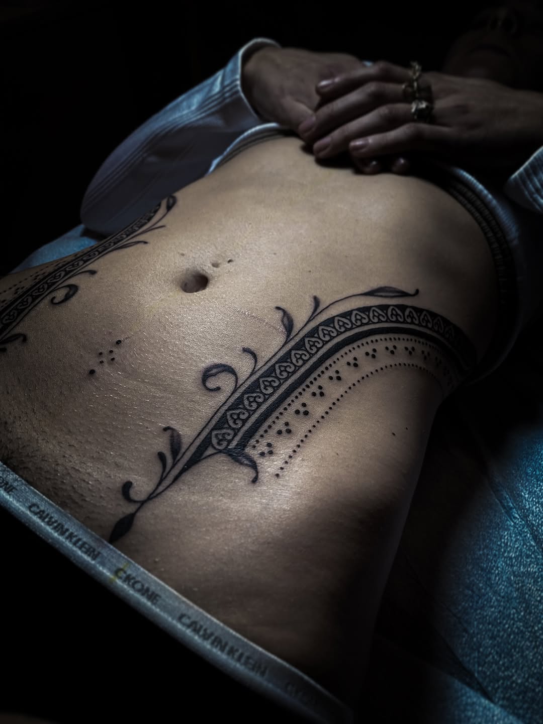 Tattoo by @driftwood.ttt — ornamental, dotwork