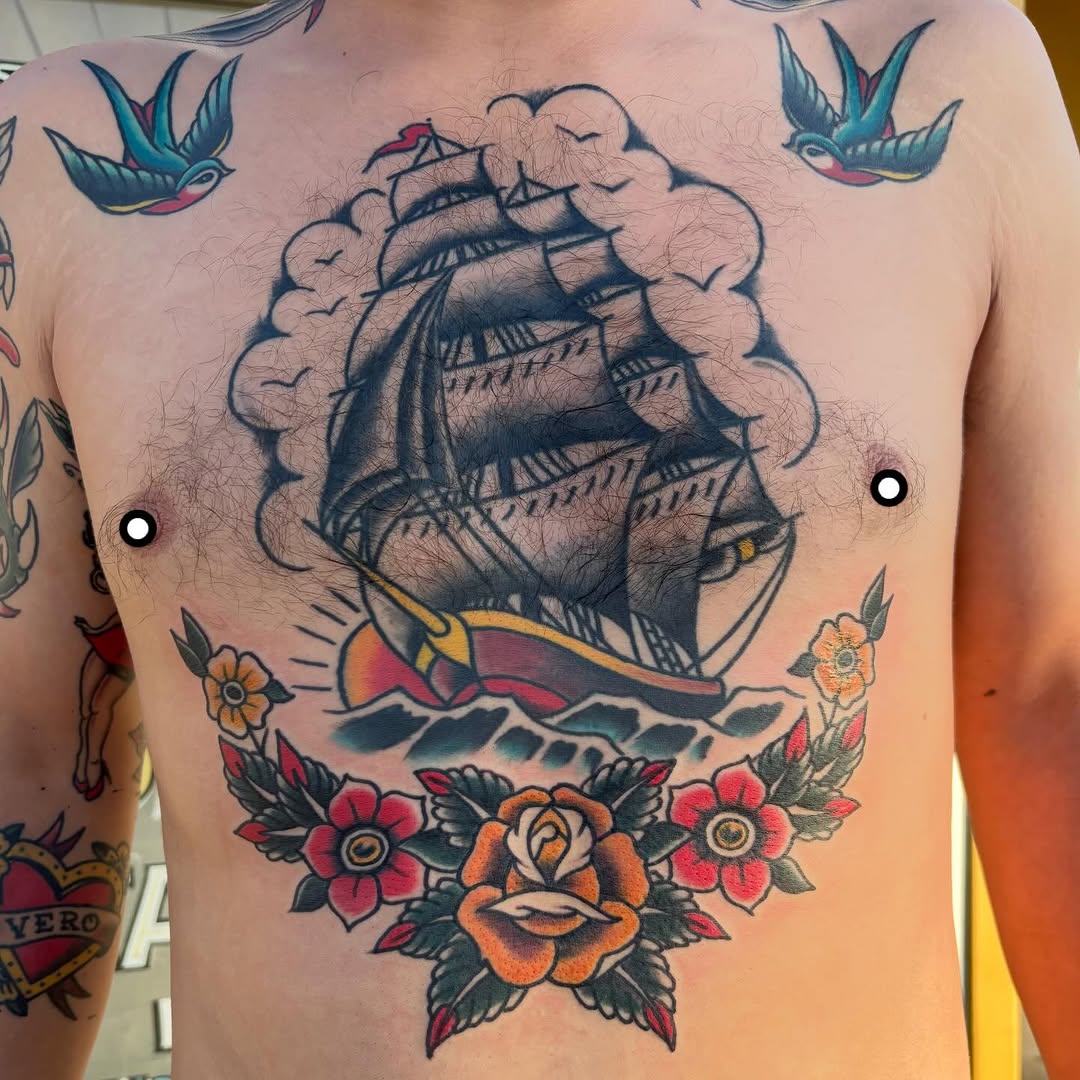Tattoo by @petemillstattoos — american_traditional