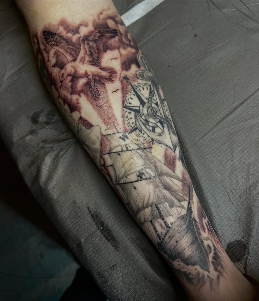 Tattoo by @jakejtattoos — realism, black_and_grey