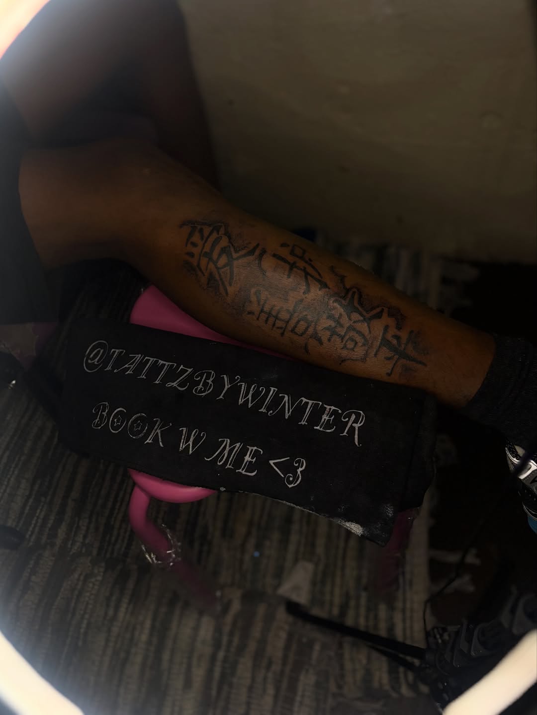 Tattoo by @tattzbywinter — lettering_script