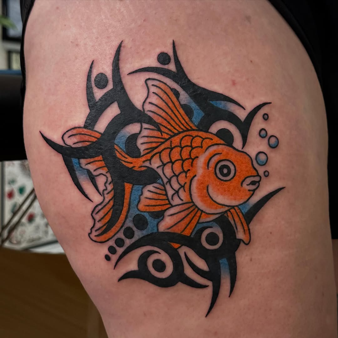 Tattoo by @wolfkieltattoos — american_traditional, illustrative