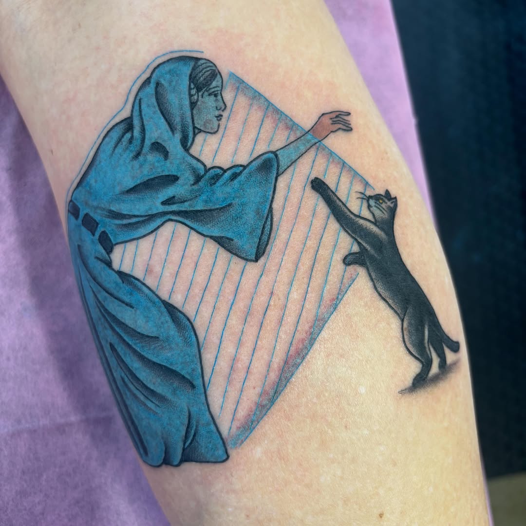 Tattoo by @jasonryanfields — illustrative, black_and_grey