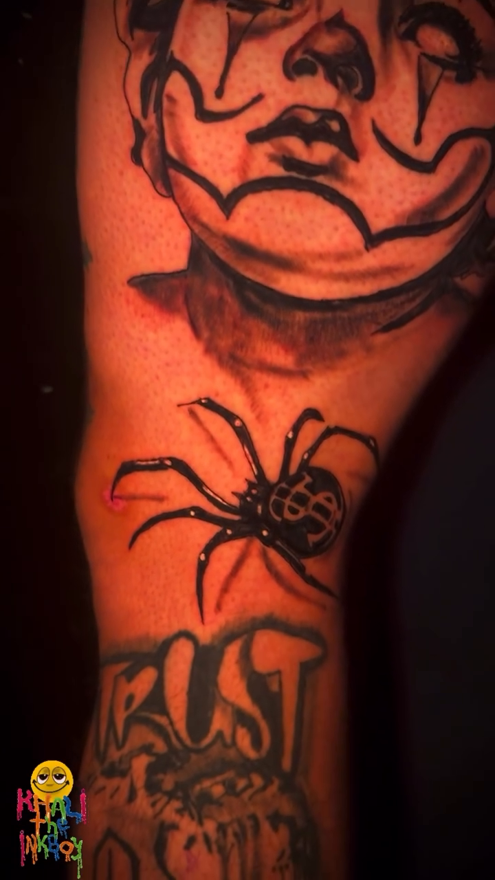 Tattoo by @khali.the.inkboy — illustrative, black_and_grey