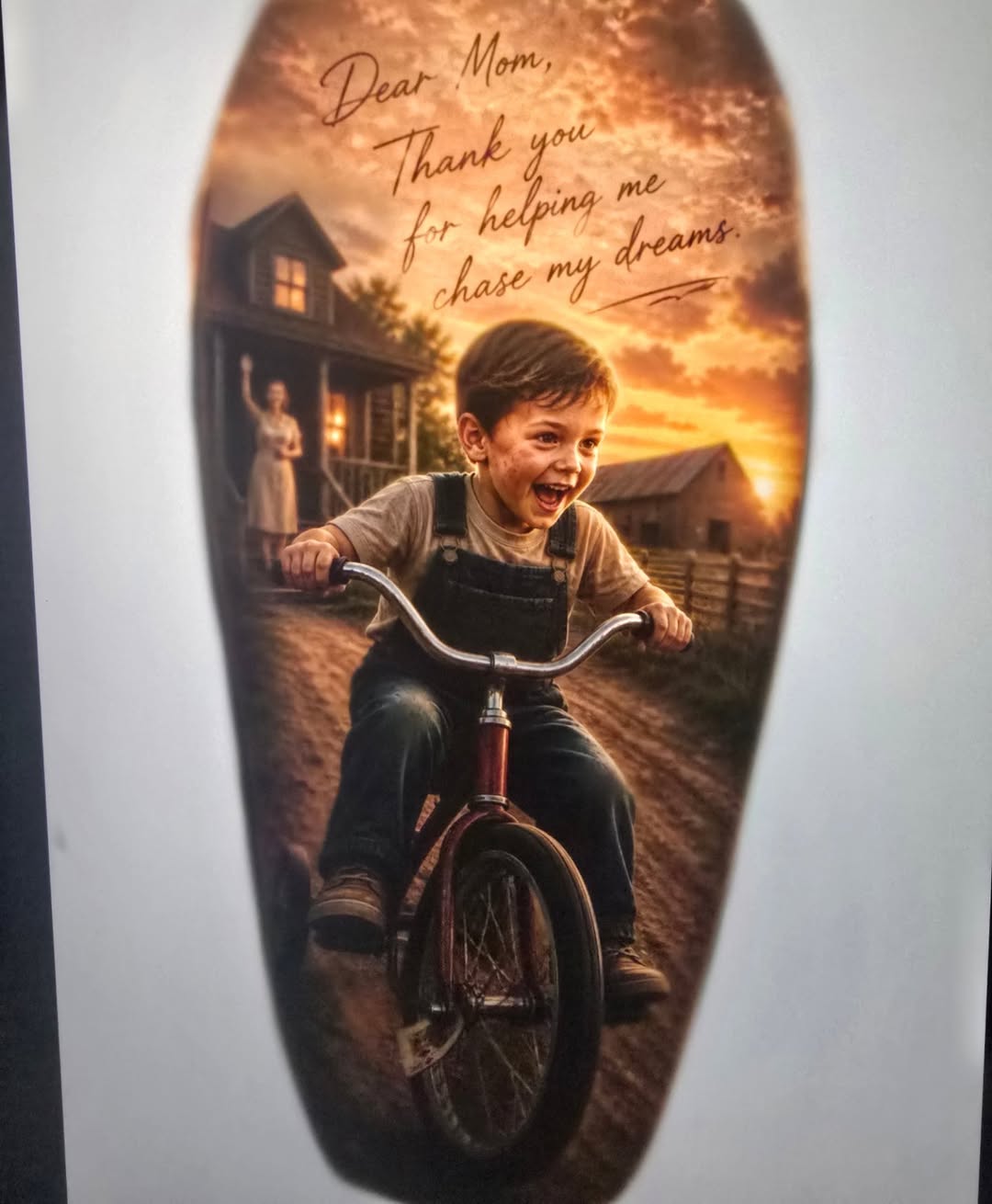 Tattoo by @tattoosbyian_d — realism, lettering_script