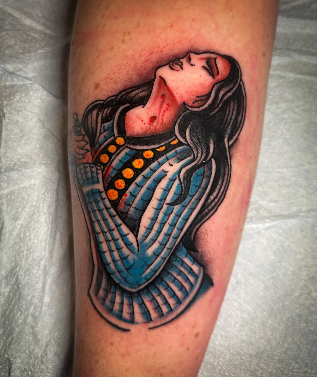 Tattoo by @sctattooer — american_traditional, illustrative