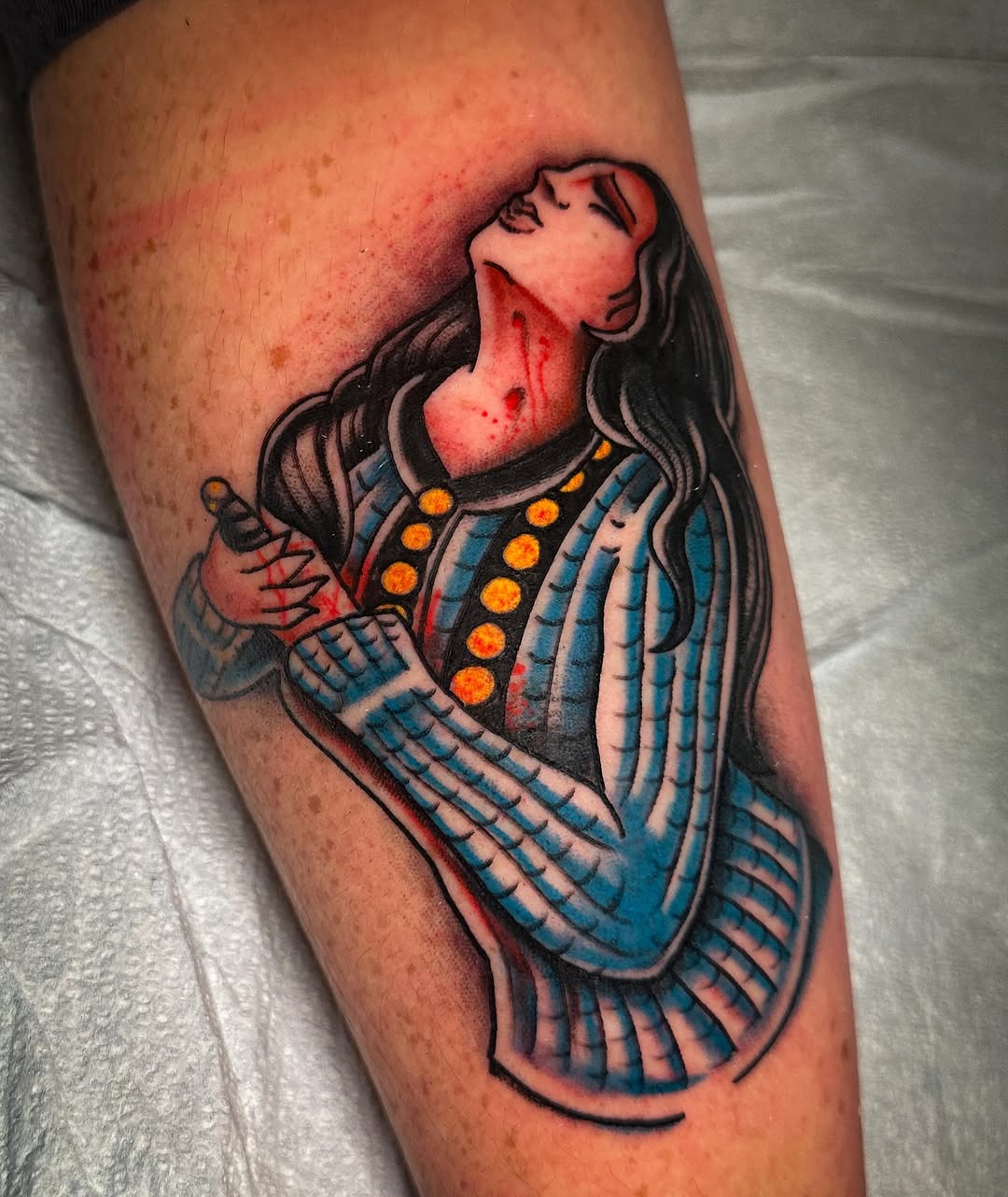 Tattoo by @sctattooer — american_traditional, illustrative