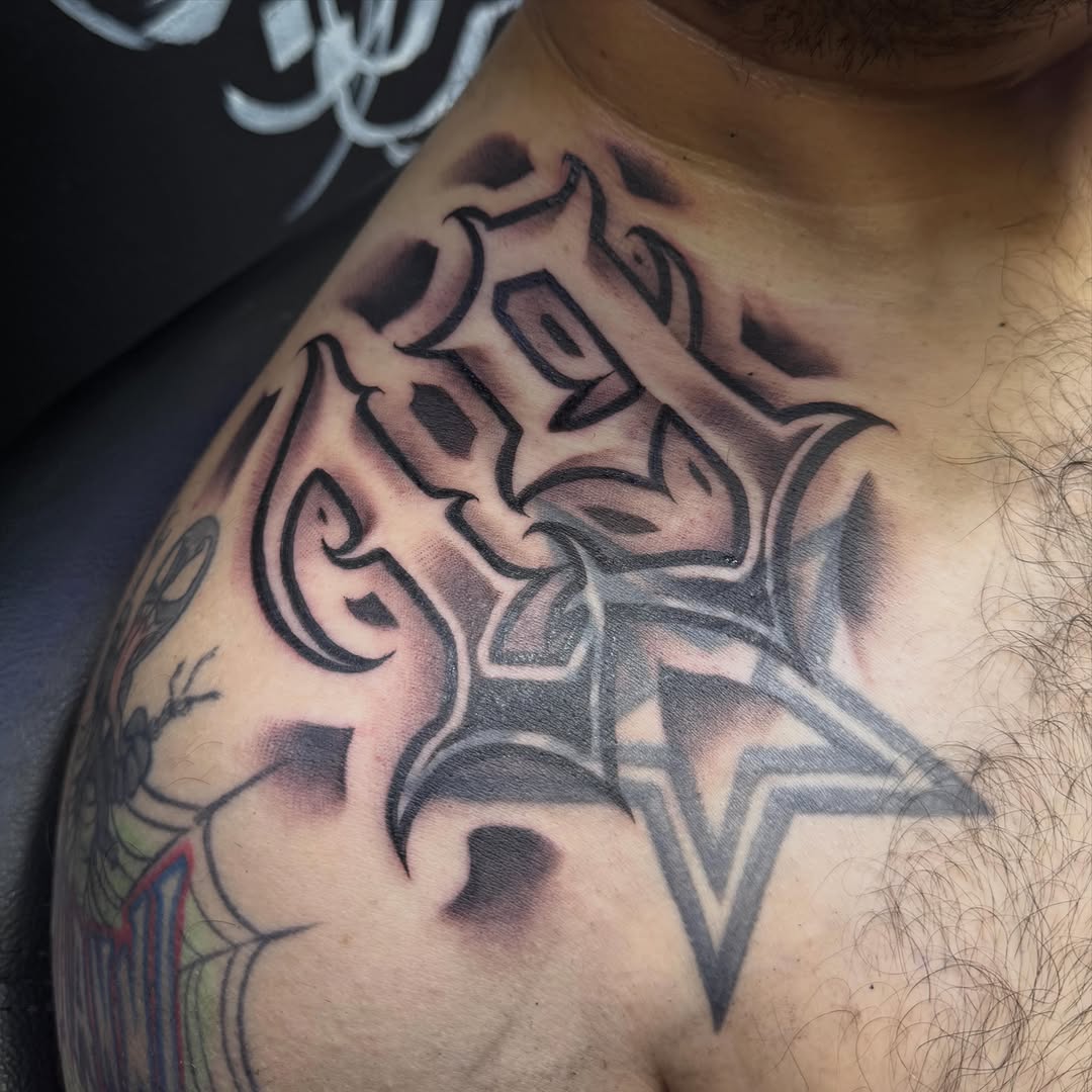 Tattoo by @tattoosxjoseph — lettering_script, black_and_grey
