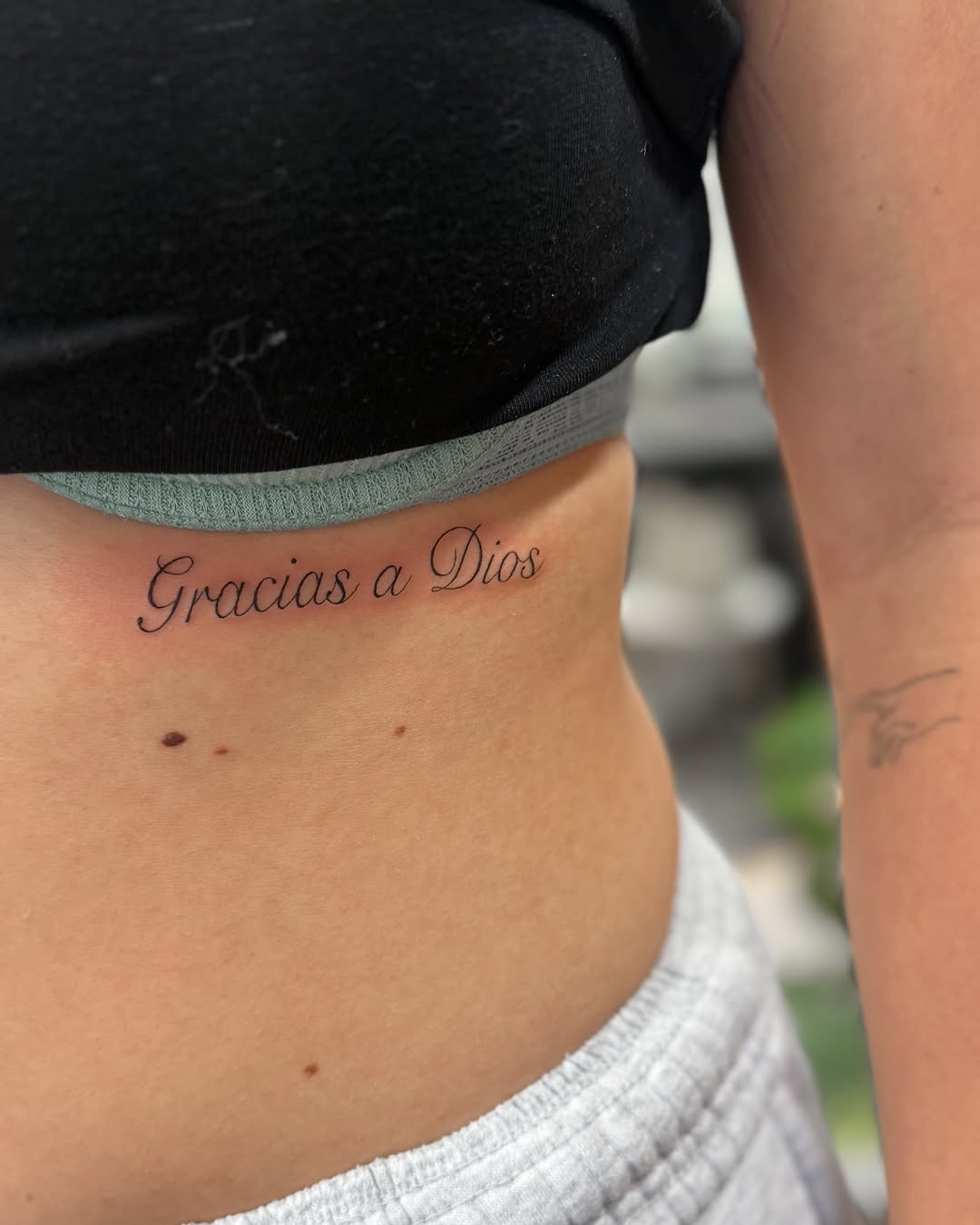 Tattoo by @danielmontoyaart โ lettering_script, fine_line