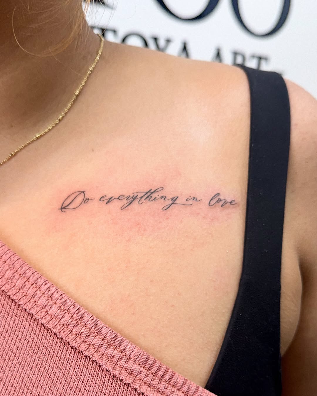 Tattoo by @danielmontoyaart โ lettering_script, fine_line