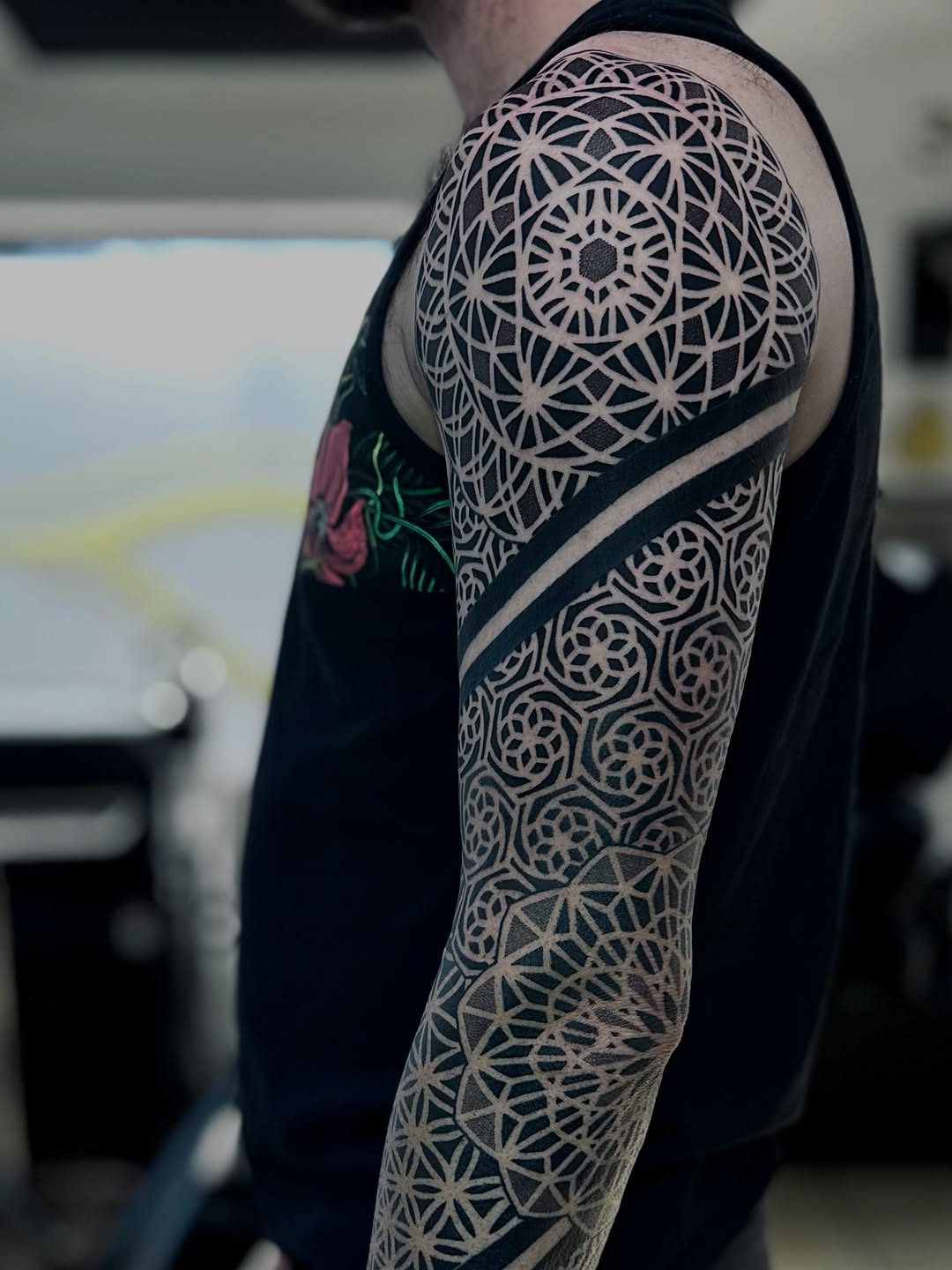 Tattoo by @justinryanxom — geometric, blackwork