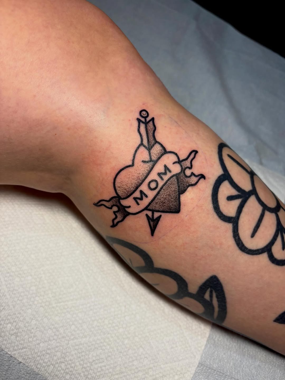 Tattoo by @torielyceart — american_traditional, lettering_script