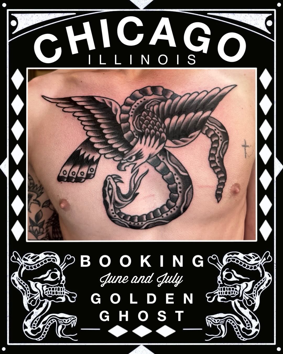 Tattoo by @elibernaltattoo — american_traditional, blackwork