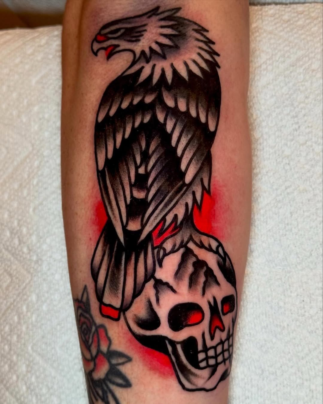 Tattoo by @elibernaltattoo — american_traditional, black_and_grey