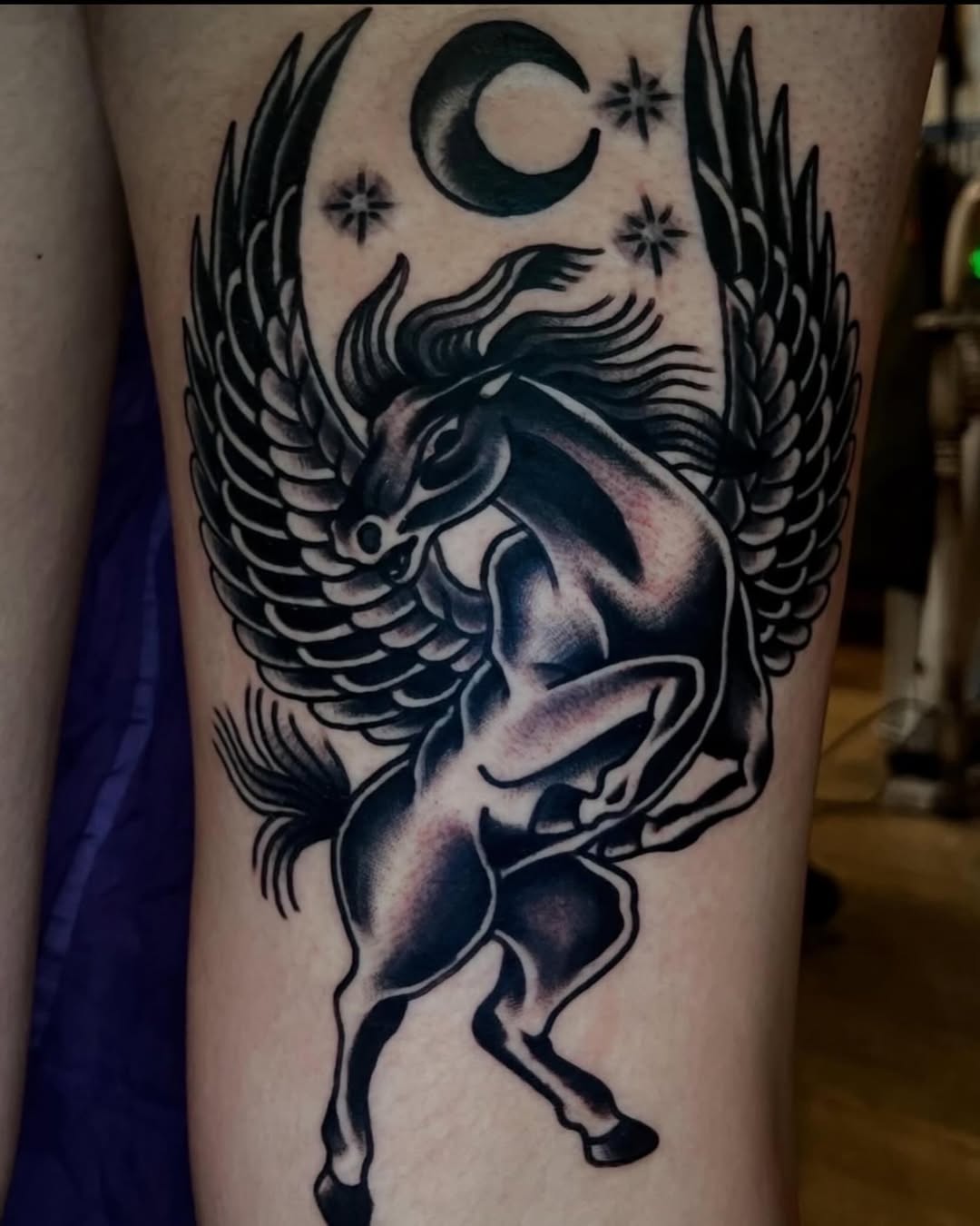 Tattoo by @elibernaltattoo — blackwork