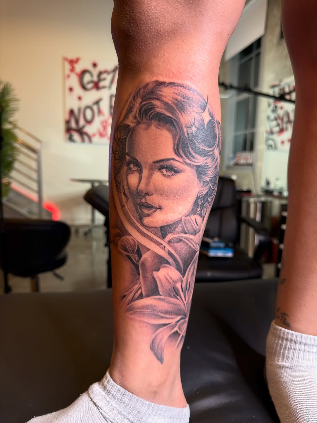 Tattoo by @eddiesart โ realism, black_and_grey