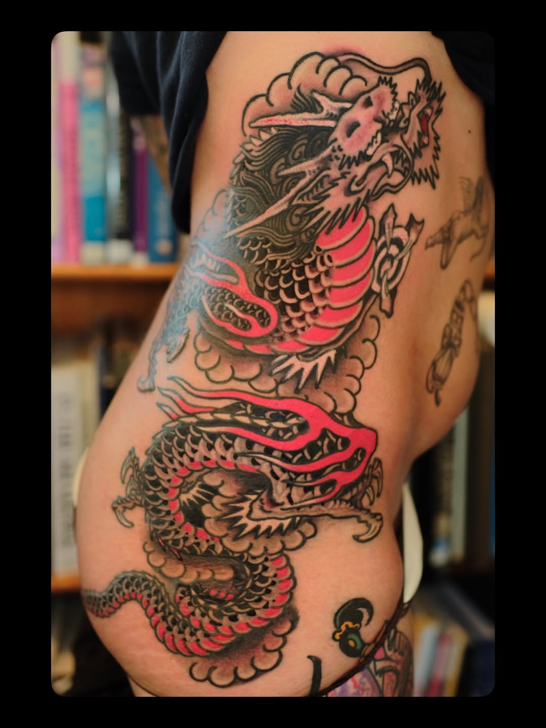 Tattoo by @closedhands — japanese_irezumi, black_and_grey