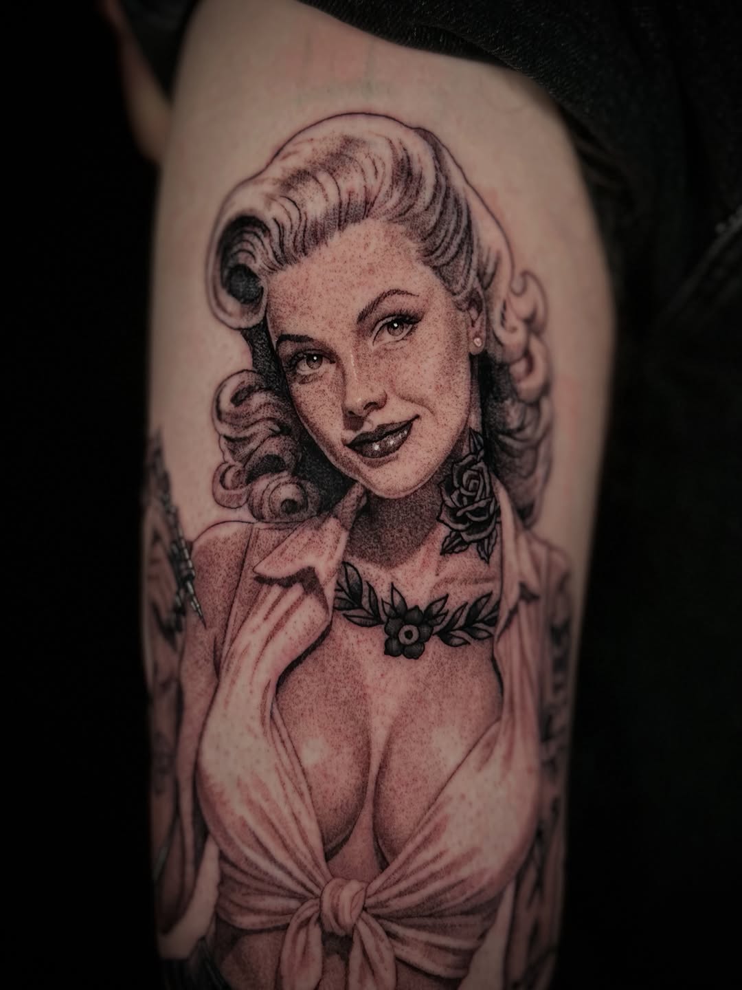 Tattoo by @laurav.tattoo — realism, black_and_grey